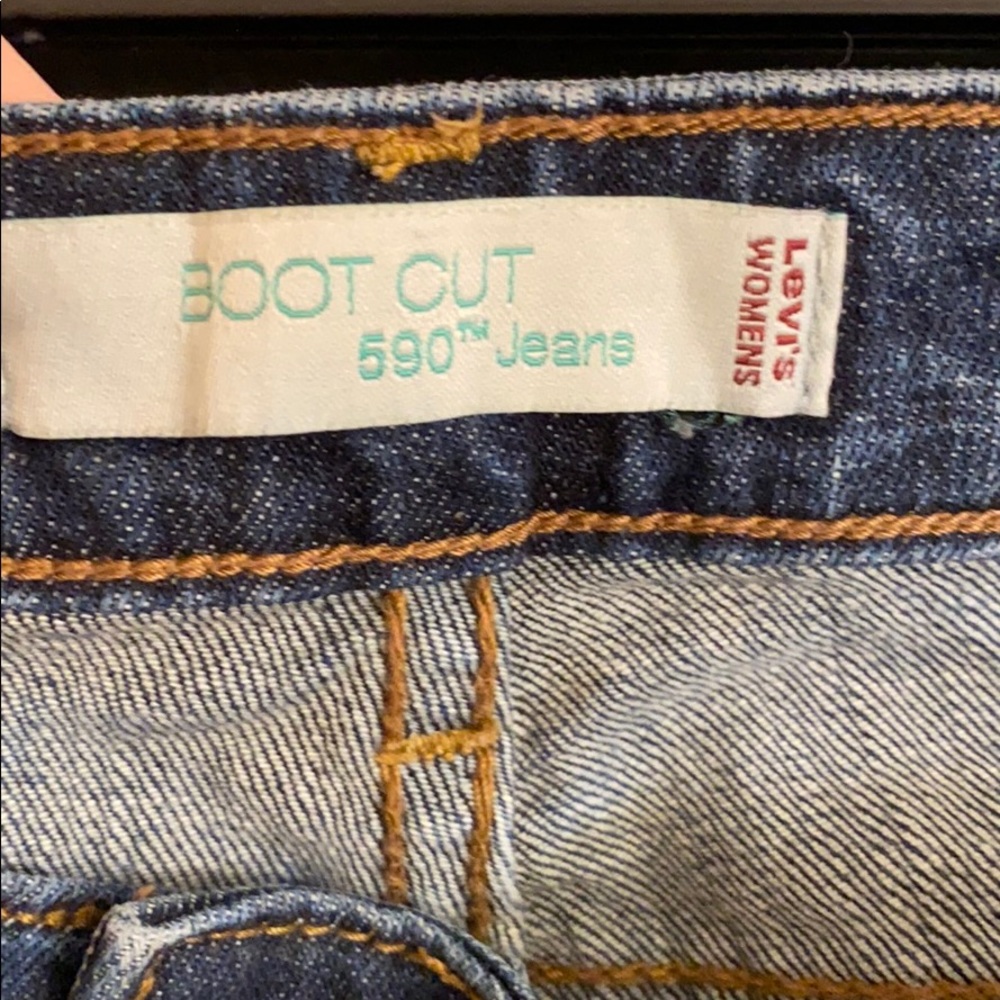Levis boot cut jeans